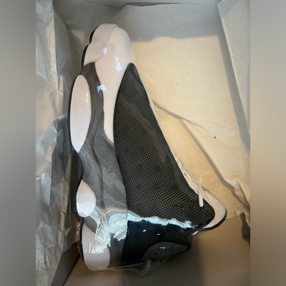 Jordan 13s black flint